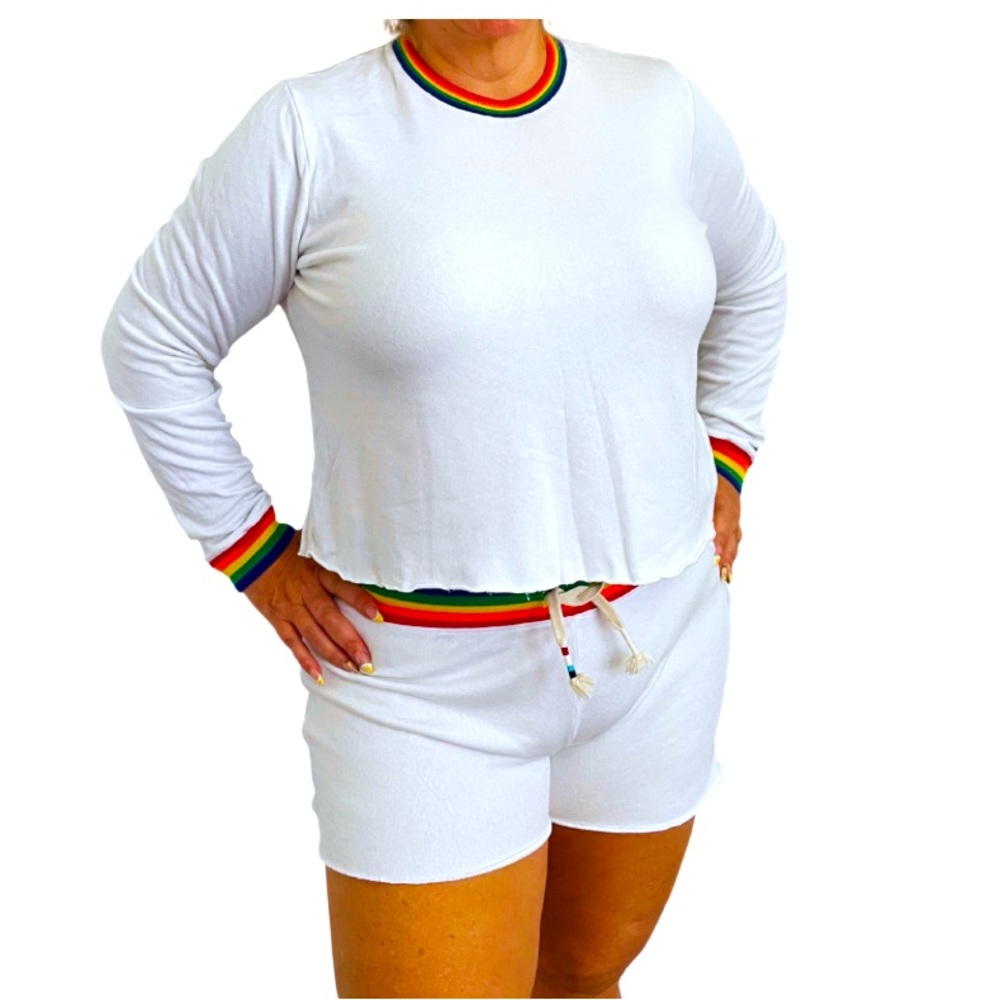 Sol Angeles sweat shirt and shorts